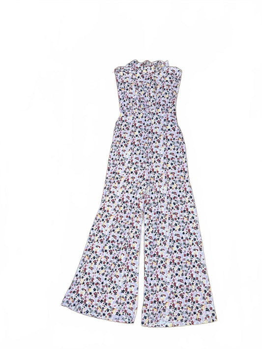 Free People Floral Print Women's Jumpsuit, Medium
