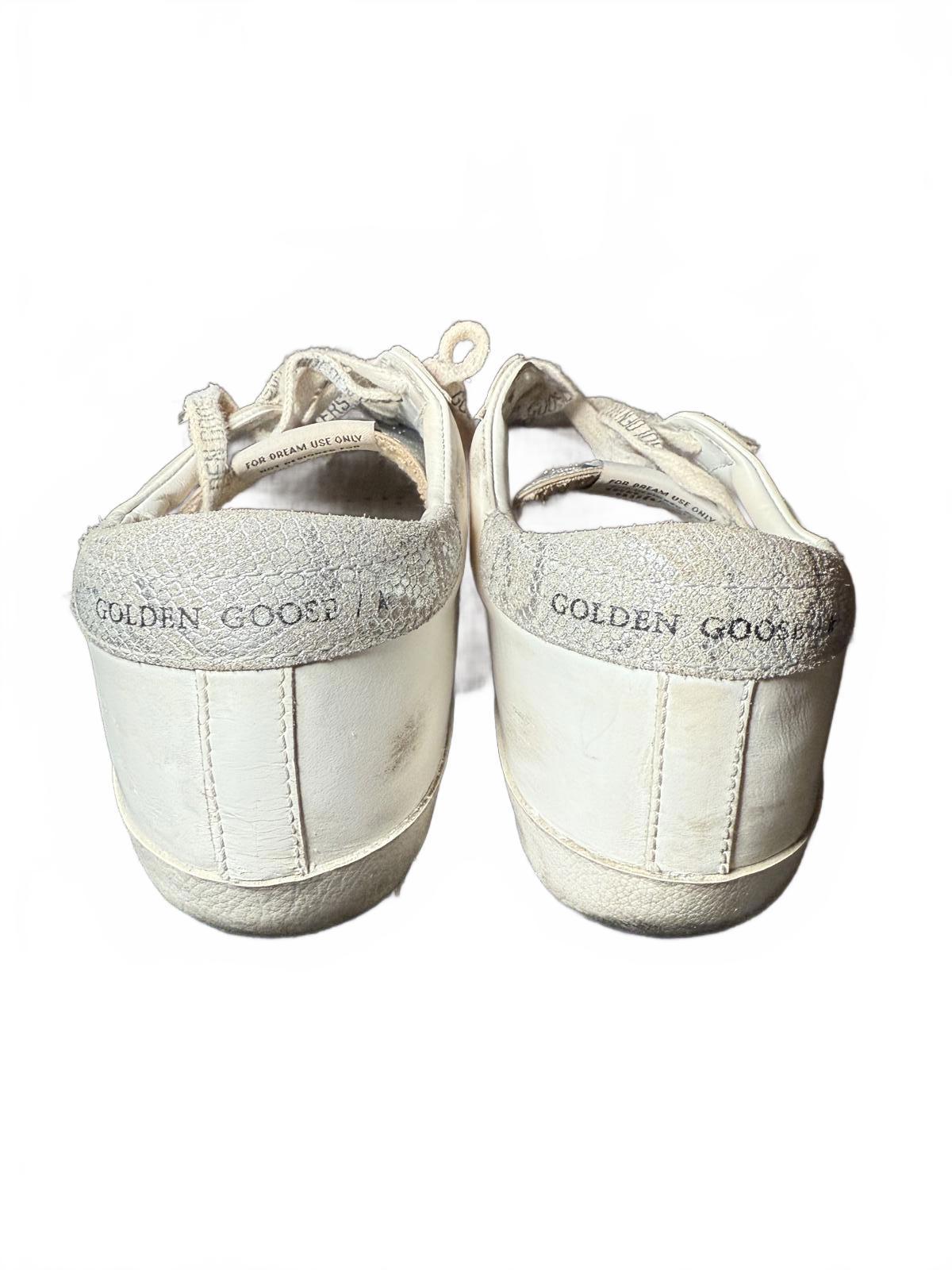 Golden Goose White Star Sneakers, EU 37/US 7
