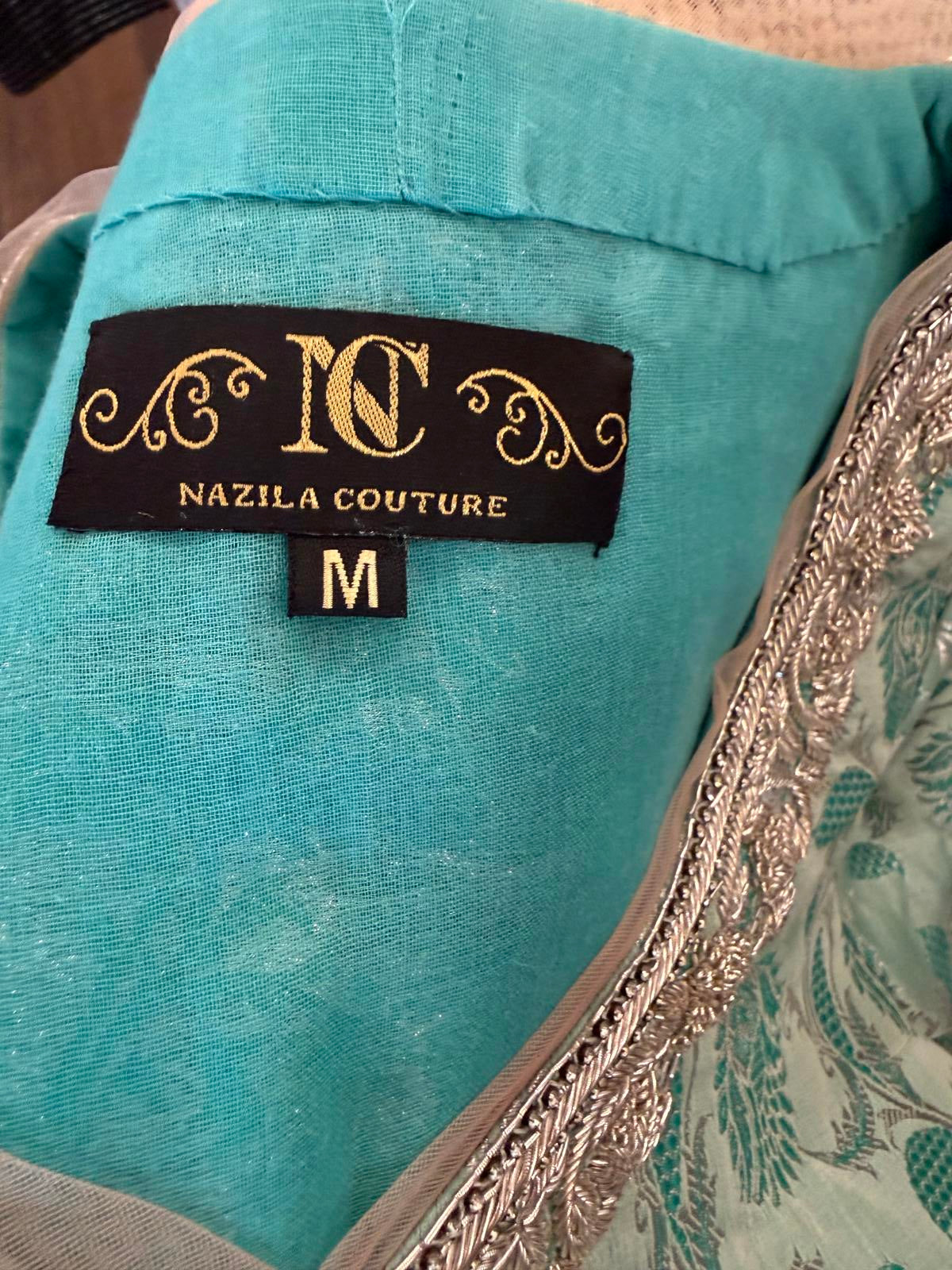 Nazila Couture Silk Brocade Tunic, Medium NWT