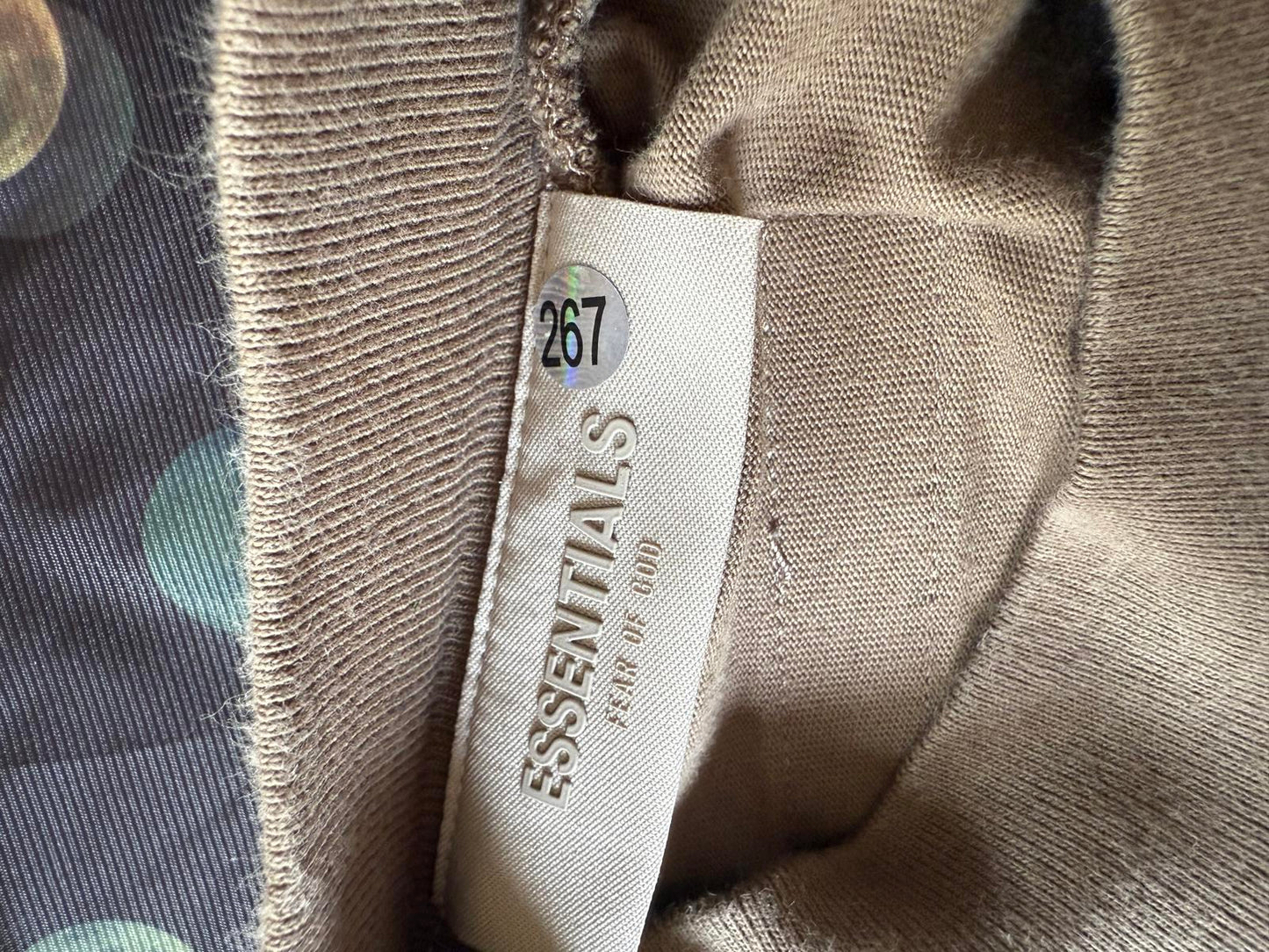 Essentials Fear of God T-Shirt Beige, XS