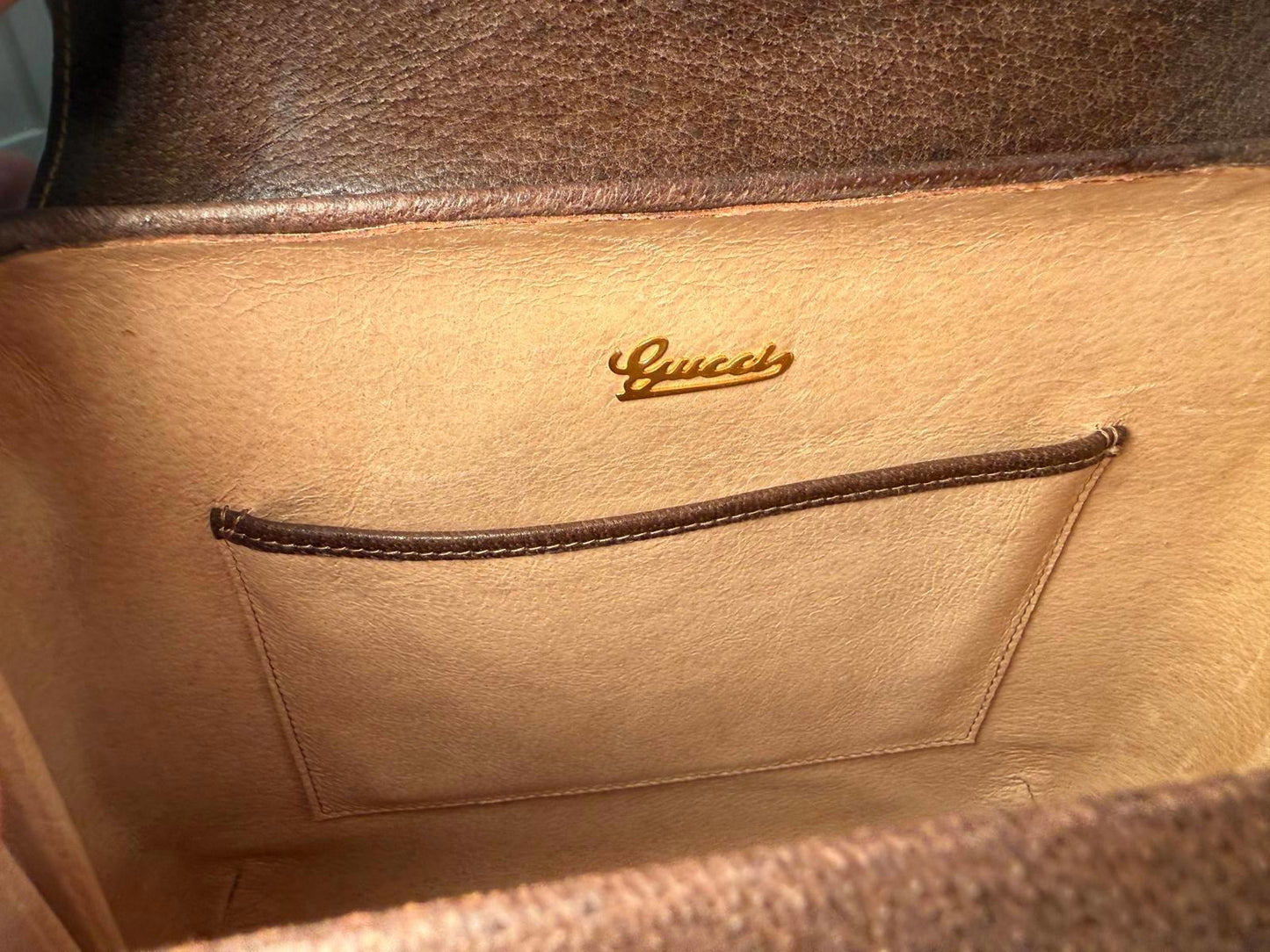 Vintage anni '70 Gucci Box Crossbody Bag