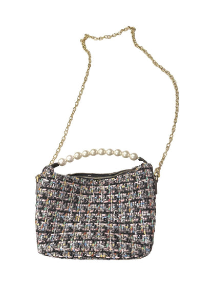 Lele Sadoughi “Hazel” Pearly Tweed Top-Handle Bag – Multi