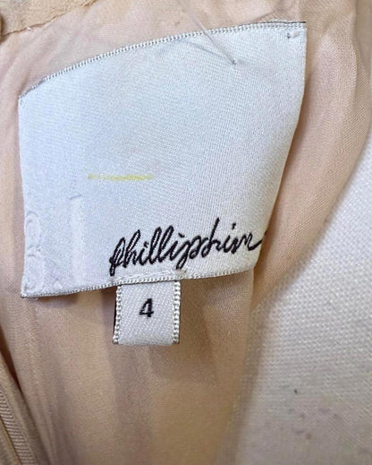 3.1 Phillip Lim Ivory Textured Floral Mini Dress, Size 4