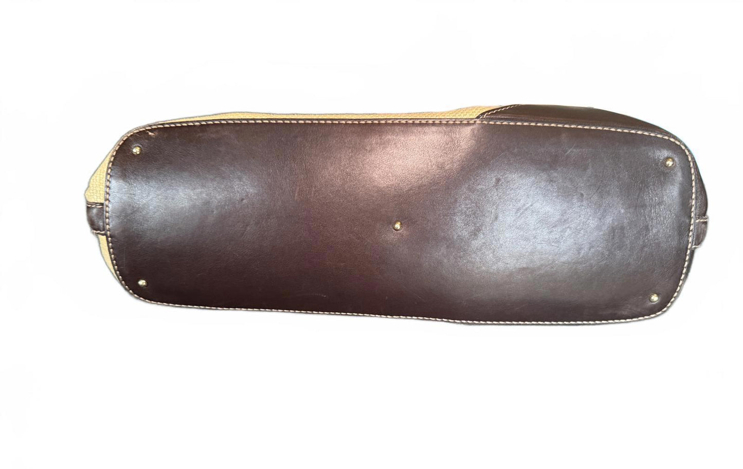 Vintage Gucci Horsebit Tote Bag Canvas Beige