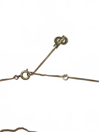 Christian Dior Gold Heart Pendant Necklace