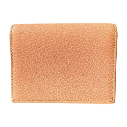 Gucci GG Marmont Pink Pebbled Leather Wallet