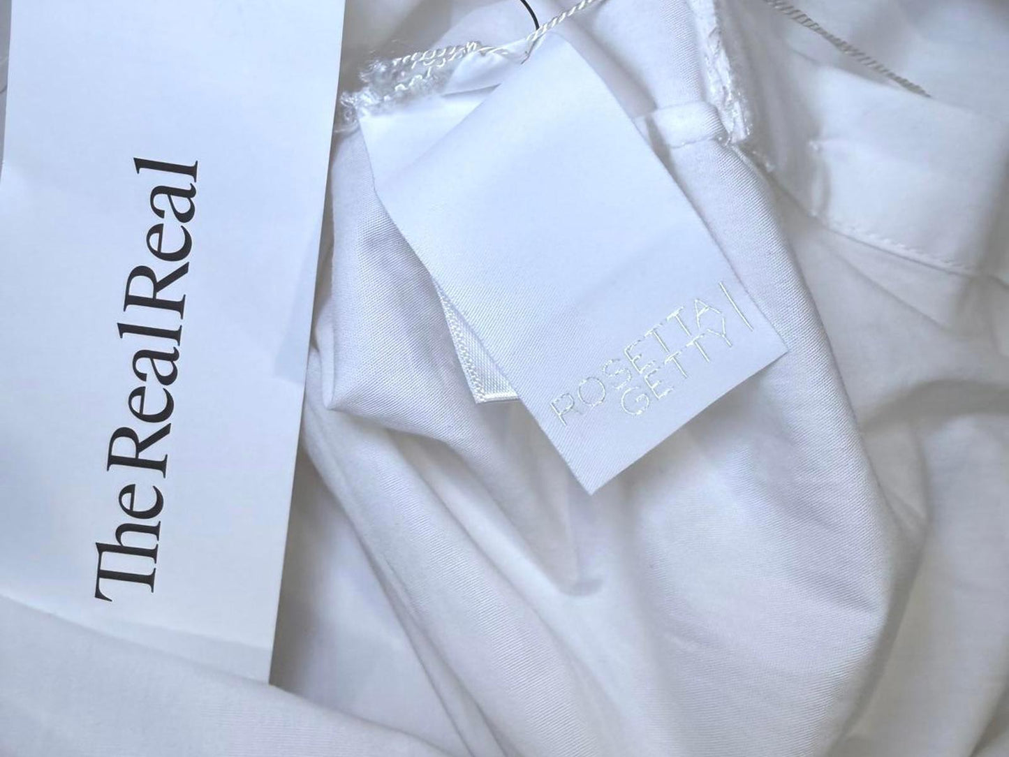 Rosetta Getty Resort 2017 White Shirt Dress, fits up to Large