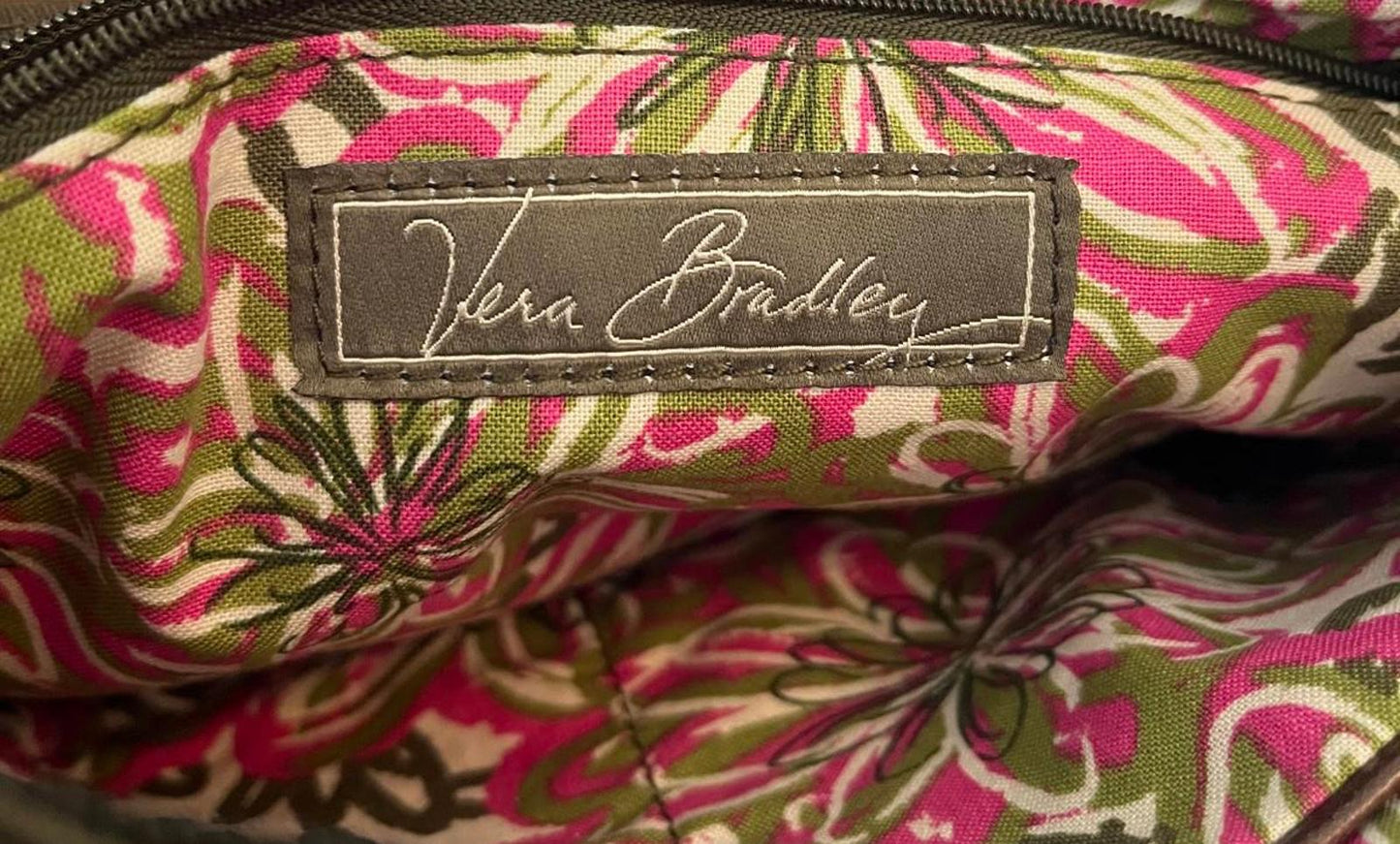 Vera Bradley Quilted Crossbody Bag with Front Pocket