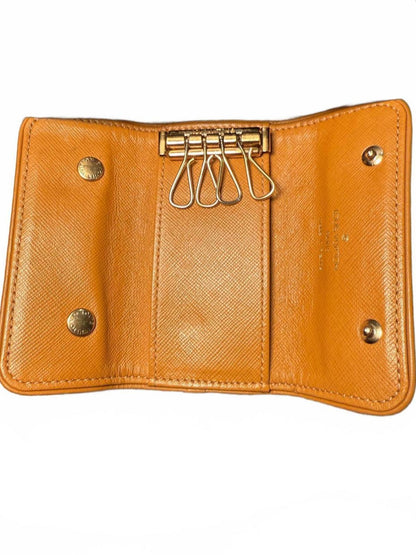 Louis Vuitton Beige Monogram Canvas Key Holder Wallet