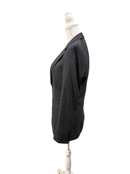 New Sandro Paris Charcoal Grey Tailored Blazer, size 44 (fits like M)