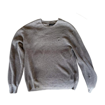 AllSaints Men's Grey Crew Neck Sweater XXL