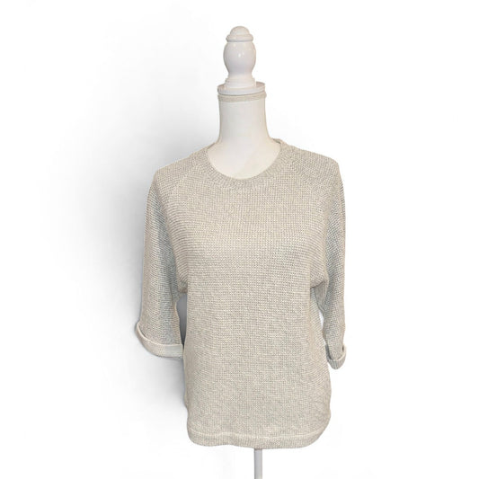 Anine Bing Gena Short Sleeved Sweater, Small NWT
