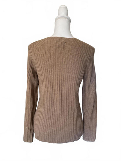 Banana Republic Ribbed Knit Long Sleeve Sweater, Small