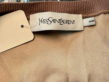 Vintage Yves Saint Laurent Beige Women's Sleeveless Jumpsuit, EU 38