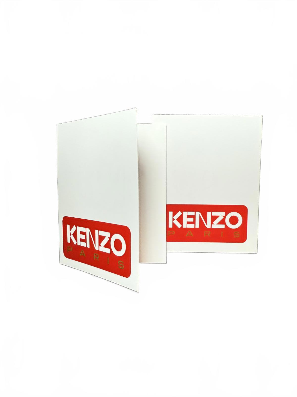 New Kenzo Embroidered Floral Cartoon Print Large Clutch Pouch