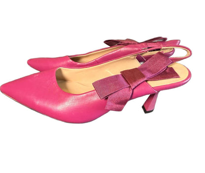 Zac Posen Slingback Heels with Bow Detail, size 6
