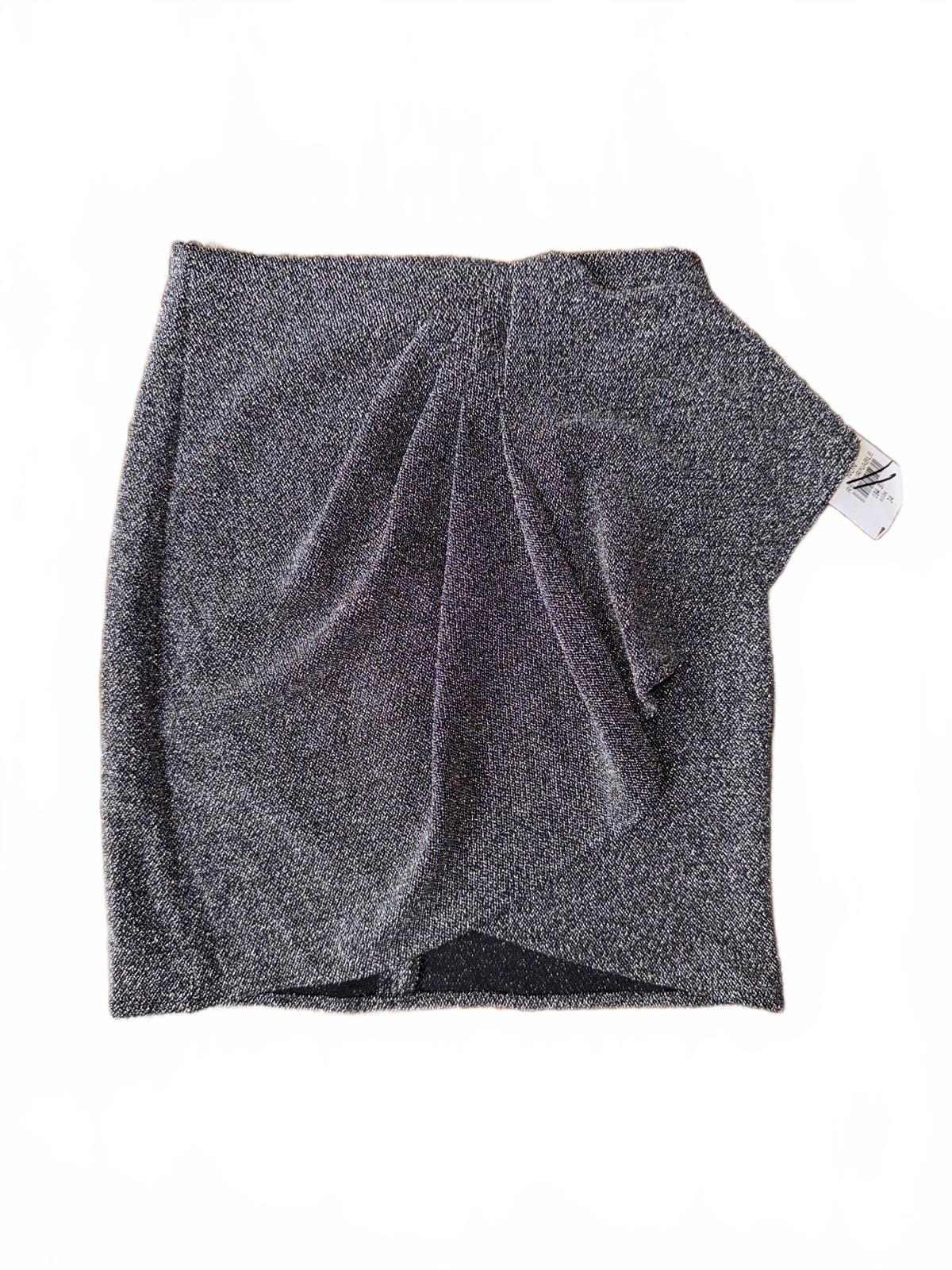 New Isabel Marant Etoile Metallic Knit Mini Skirt, EU 34