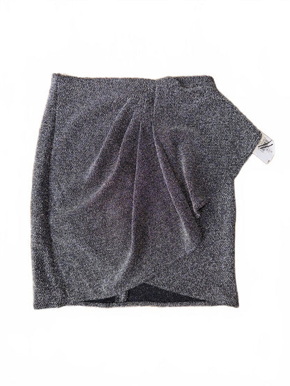 New Isabel Marant Etoile Metallic Knit Mini Skirt, EU 34
