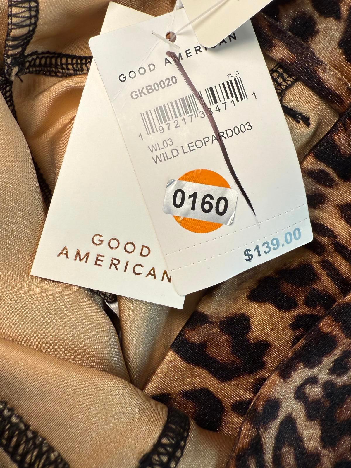 New Good American Leopard Print Women's Leggings, size 2