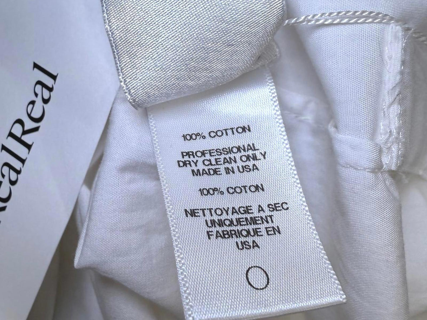 Rosetta Getty Resort 2017 White Shirt Dress, fits up to Large