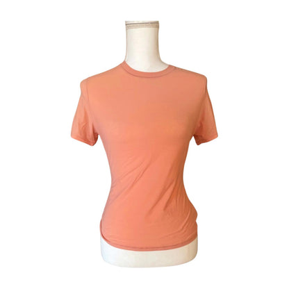 New Skims Short Sleeve T-Shirt in Peach