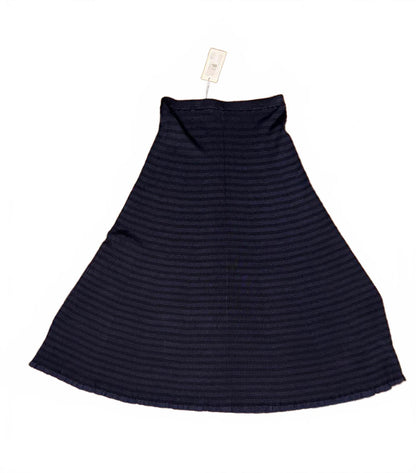 New Proenza Schouler White Label Black Knit Flared Skirt, Large