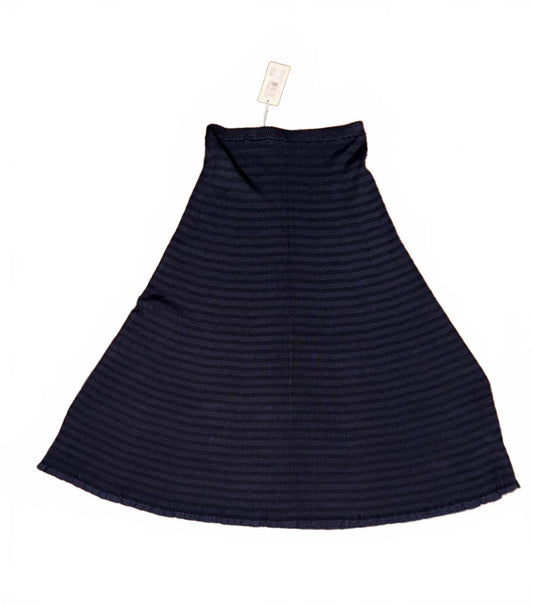 New Proenza Schouler White Label Black Knit Flared Skirt, Large