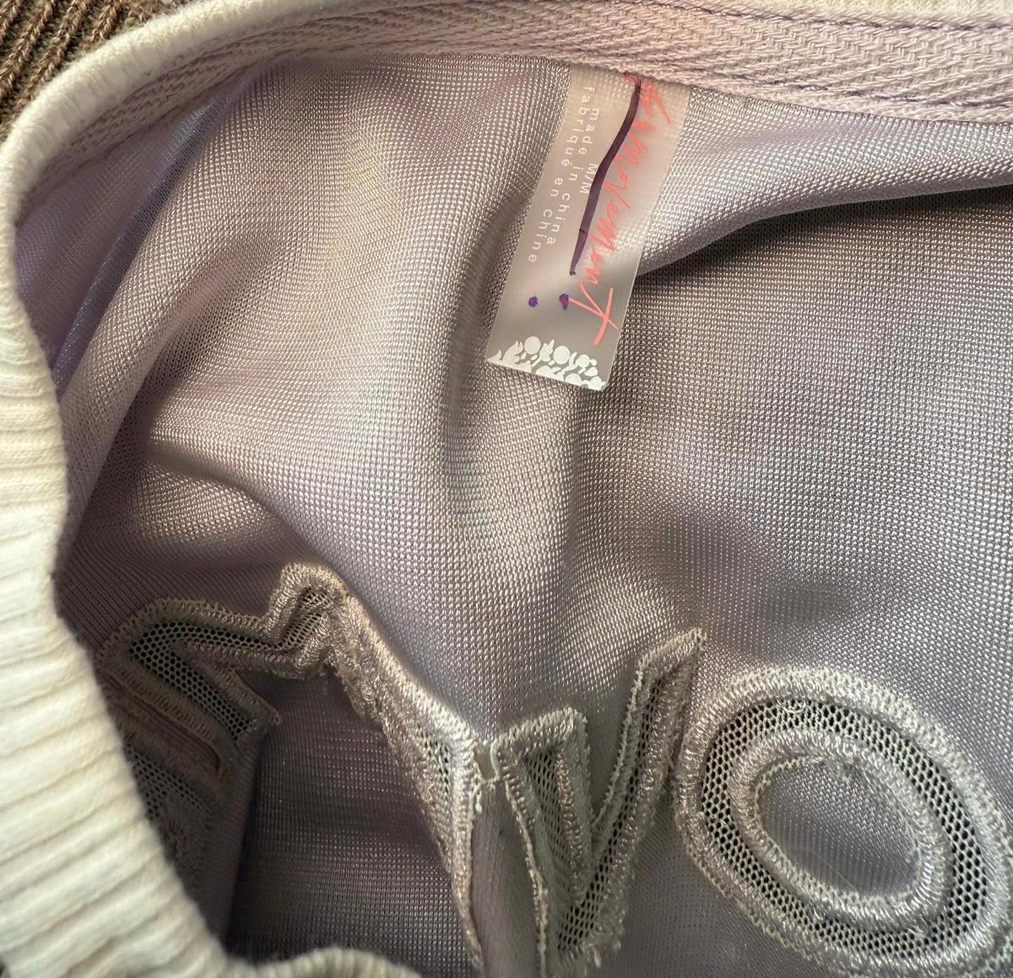 Free Movement Long Sleeve Women's Top with Embroidered Detail, Medium