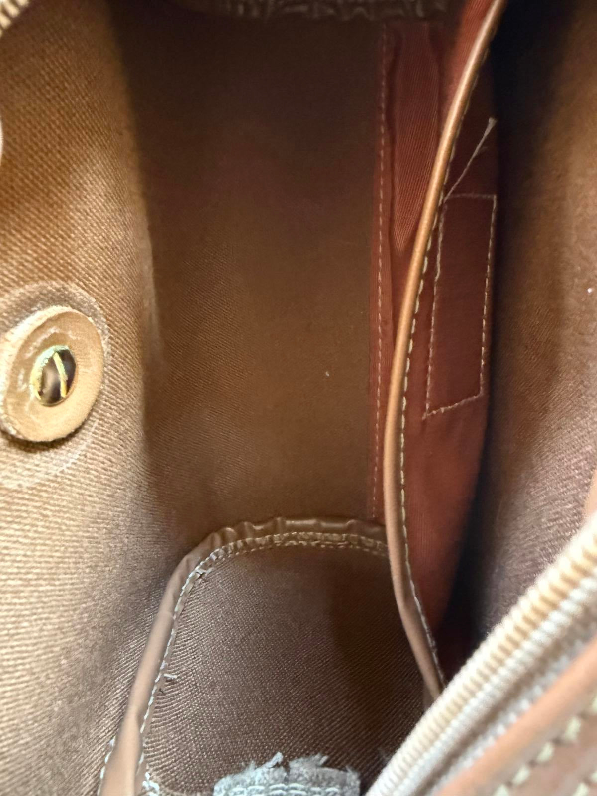 Christian Dior Vintage Honeycomb Monogram Crossbody Bag