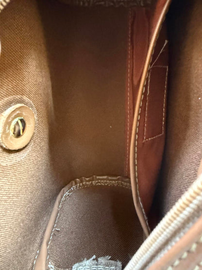 Christian Dior Vintage Honeycomb Monogram Crossbody Bag