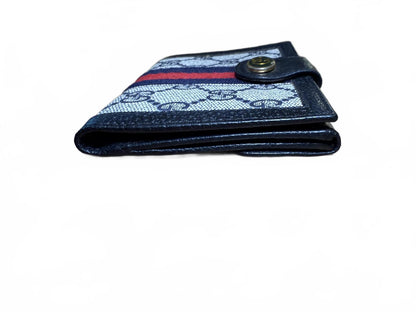 Vintage Gucci GG Canvas and Leather Wallet