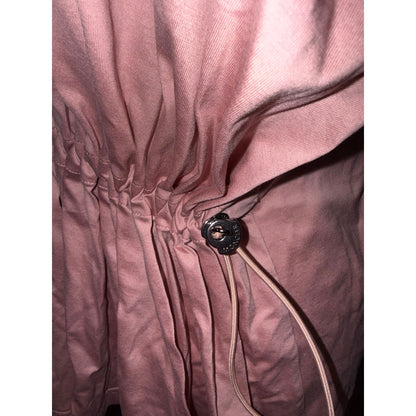 Moncler Dusty Pink Cotton Cinched-Back Pocket Top