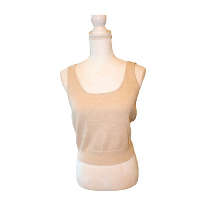 Eberjey Cropped Sweater Tank Top, Large NWT