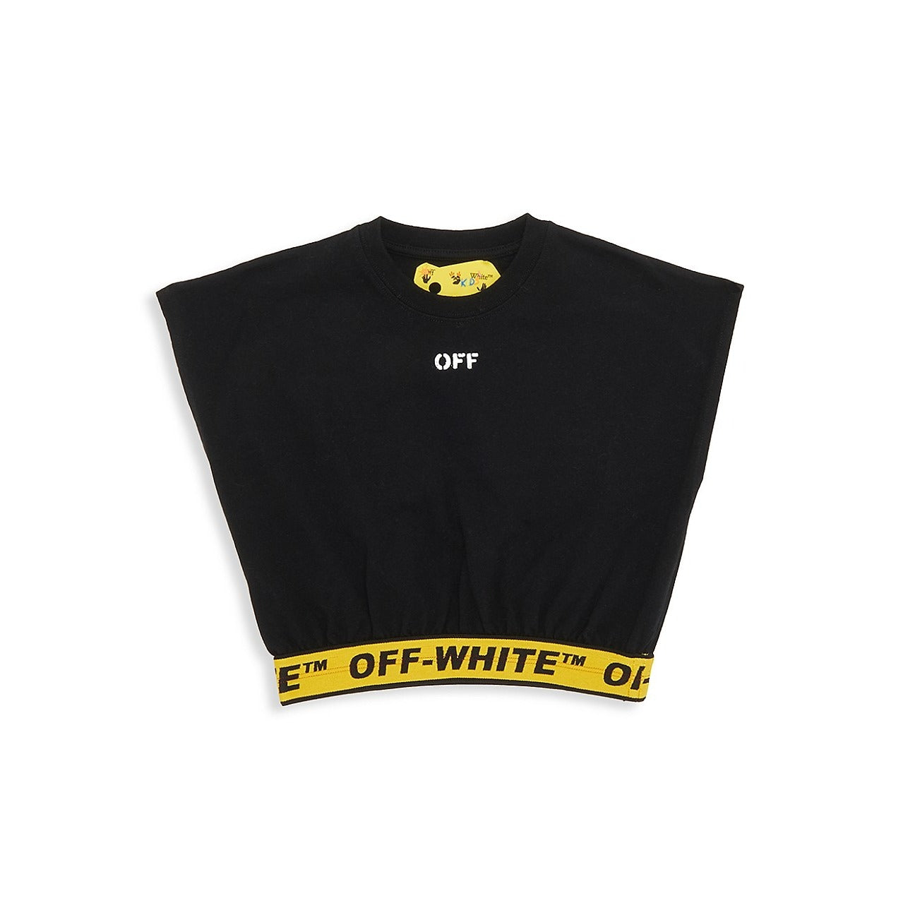 OFF WHITE Kids Cropped T-Shirt 4T, New
