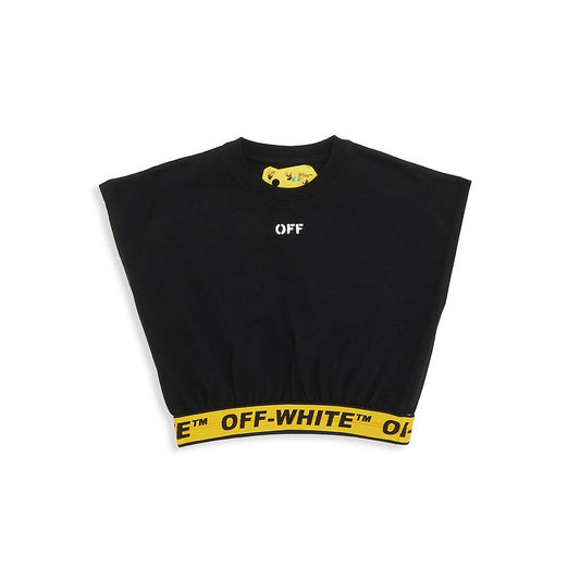 OFF WHITE Kids Cropped T-Shirt 4T, New