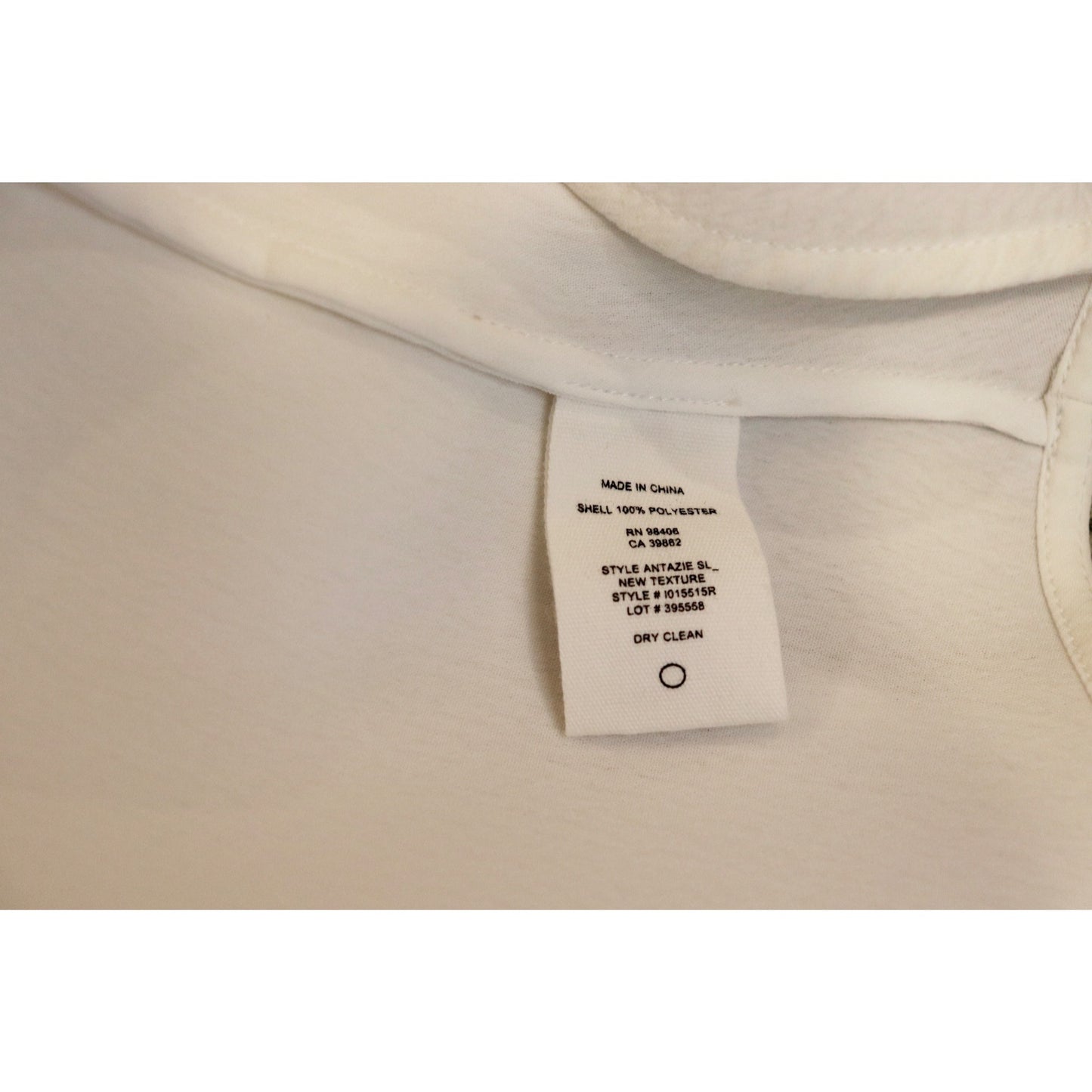 Theory White Sleeveless Blouse, Medium NWT