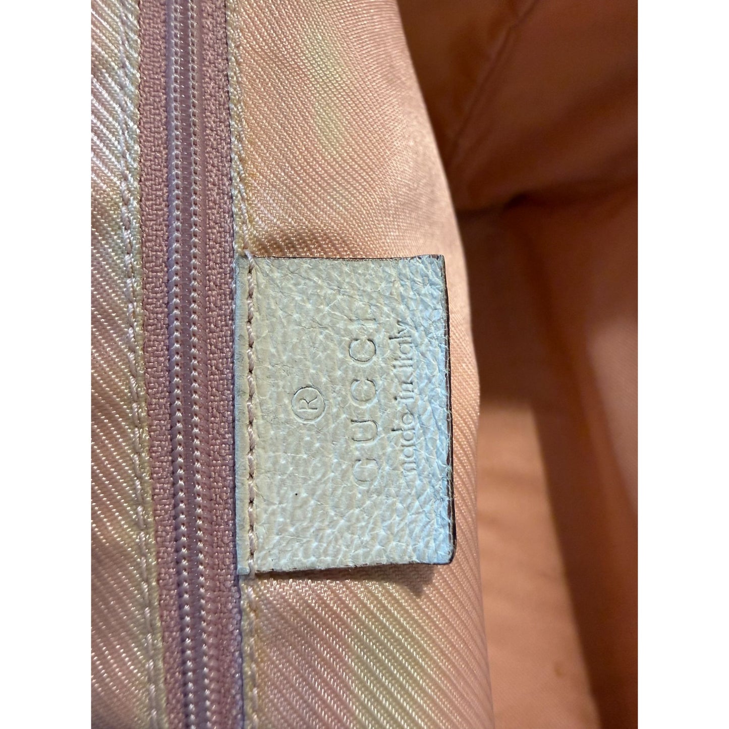 Gucci Guccissima Charmy Tote with COA
