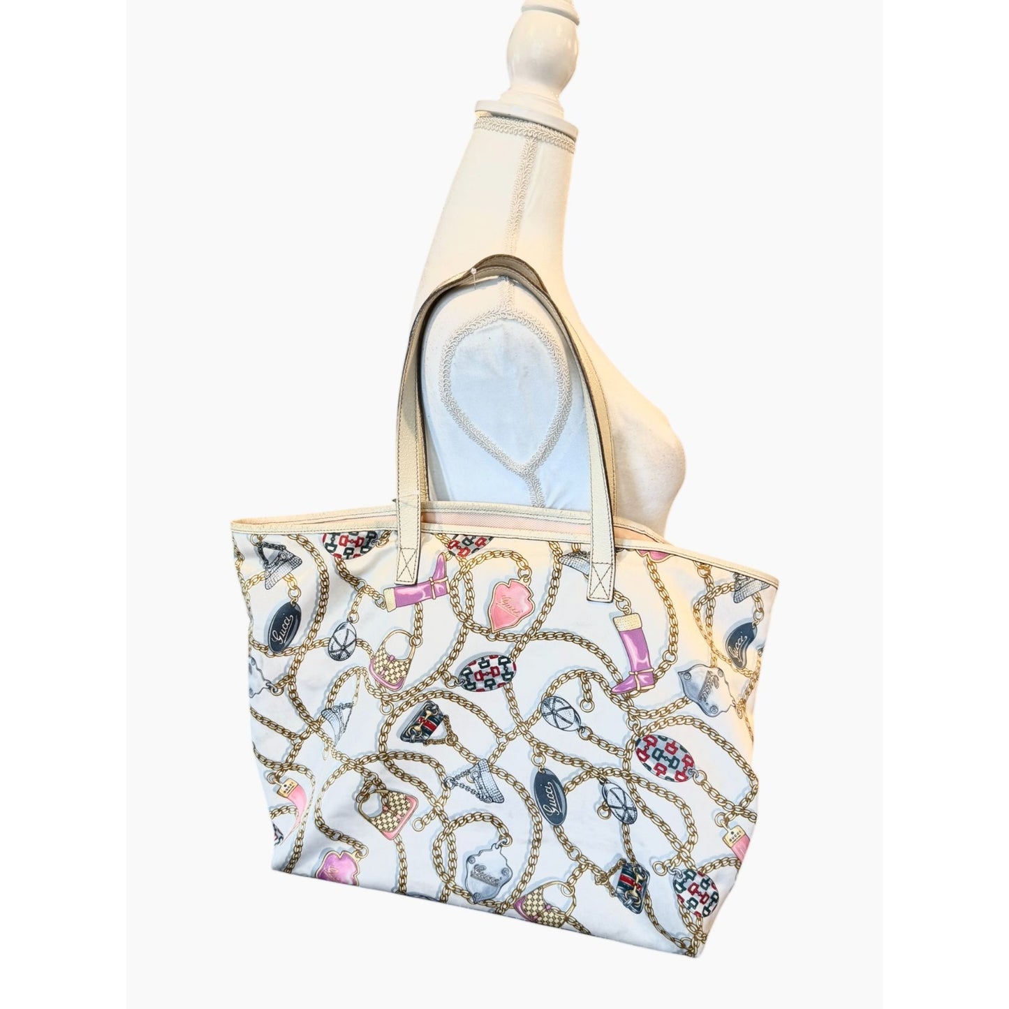 Gucci Guccissima Charmy Tote with COA