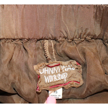 Johnny Was Workshop Brown Embroidered Jogger Pants, XS NWOT