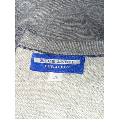 Burberry Blue Label Gray Beaded 3/4 Sleeve Dress With Back Zipper Size 38