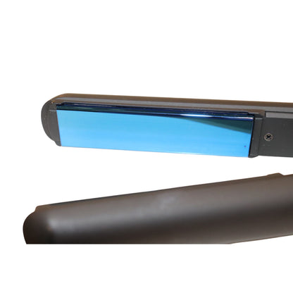 BaBylissPRO Nano Titanium Hair Straightener With Digital Display - Black & Blue