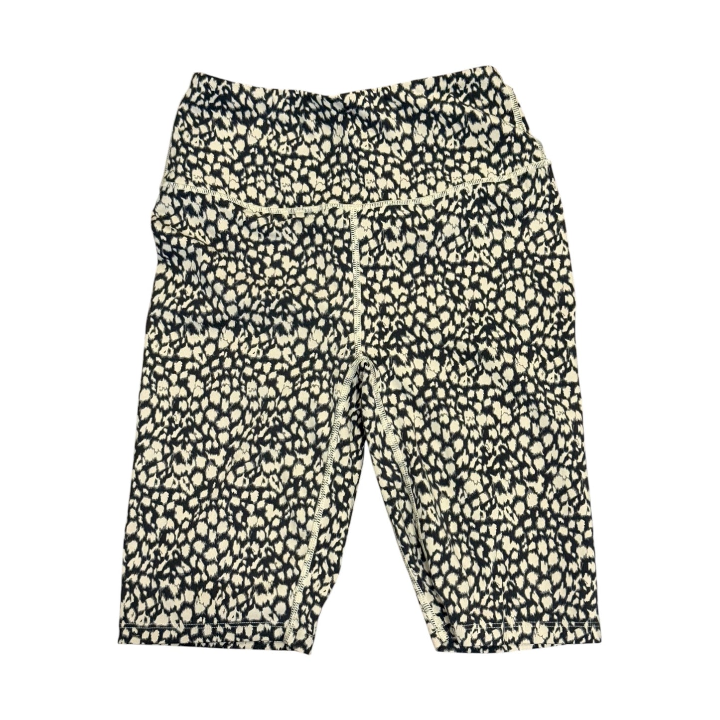 Varley Womens High-Waist Leopard Print Shorts Size S