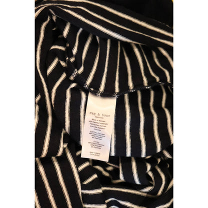Rag & Bone Womens the Knit Stripe Polo, Large NWT