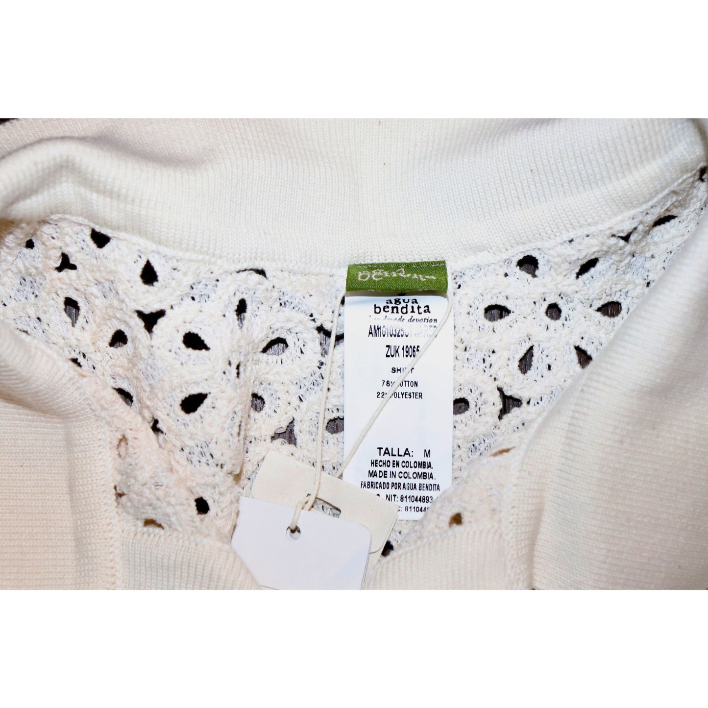 Agua Bendita Jared Shirt (M) and Edi Shorts (L) Womens Set, NWT