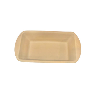 The Pampered Chef Stoneware Loaf Pan Beige Baking Dish NEW