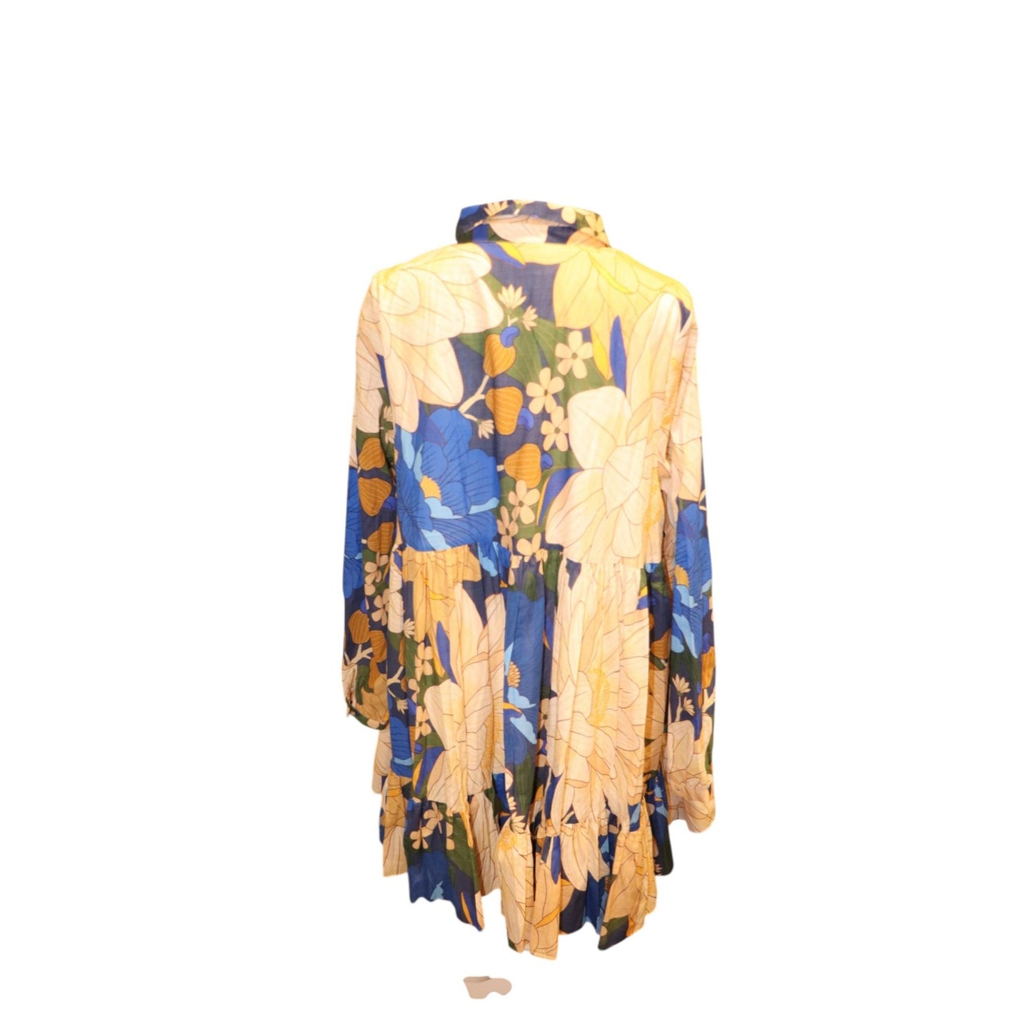 Sézane X Farm Rio mandacaru floral hilma mini dress, Size 42 NWT
