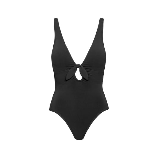 Robin Piccone Ava Knotted One Piece Swimsuit, Size 4 NWT