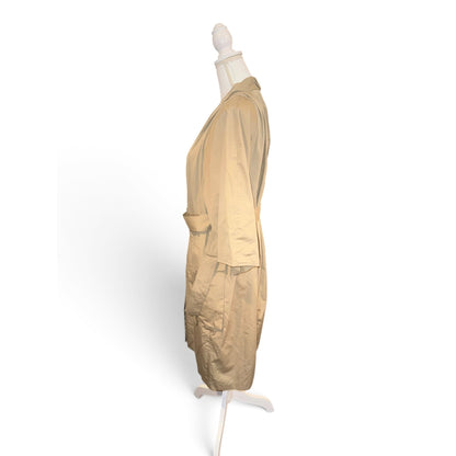 Dries Van Noten belted cotton-poplin midi dress, size 36 (oversize) NWT