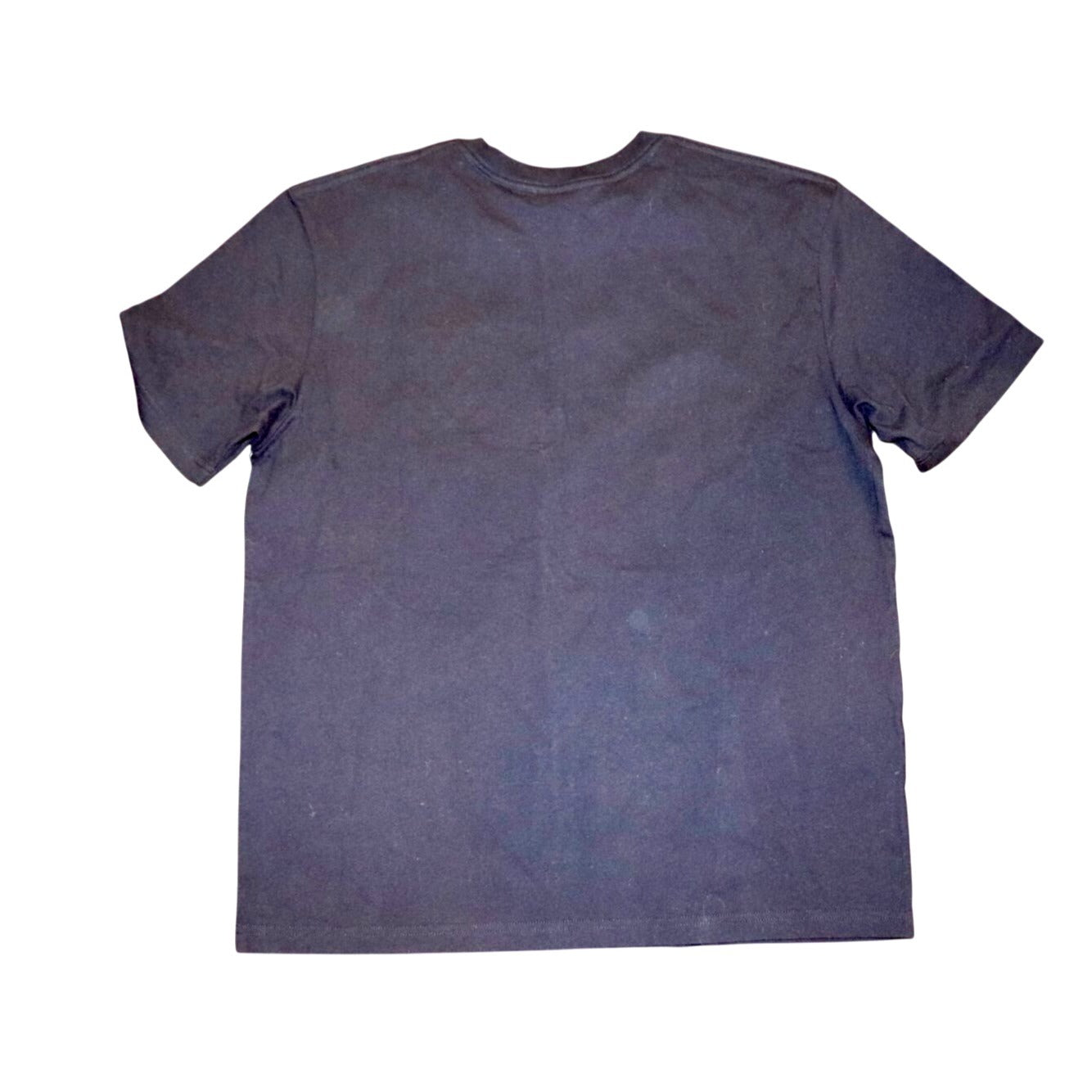 Bloomingdale's Black Crewneck T-Shirt With Checkerboard "B" Logo, Large NWT
