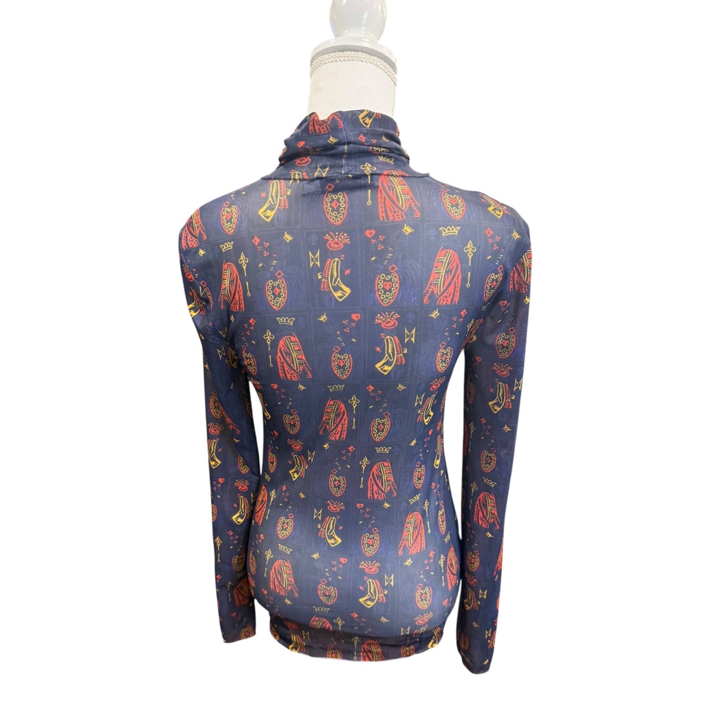 Rachel Antonoff Lillian Wildcard Turtleneck, Medium